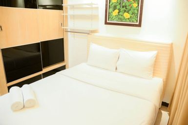 Bedroom 1, Simply Studio Maple Park Apartment with City View By Travelio, Jakarta Utara