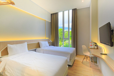 Bedroom 3, Facade Boutique Hotel by Azana Tawangmangu, Karanganyar