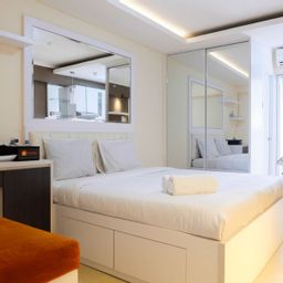 Bedroom 1, Best Deal Bassura Studio Apartment By Travelio, Jakarta Timur