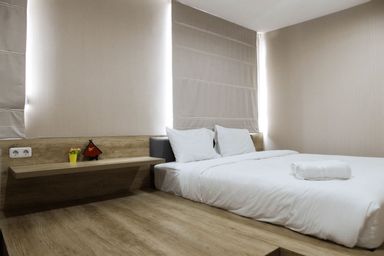Bedroom 1, Homey 1BR at Enviro Apartment Cikarang By Travelio, Cikarang