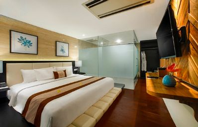 Bedroom 4, de Vins Sky Hotel Seminyak, Badung