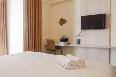Bedroom 2, Classic Modern Studio Room (No Kitchen) at My Tower Apartment By Travelio, Surabaya