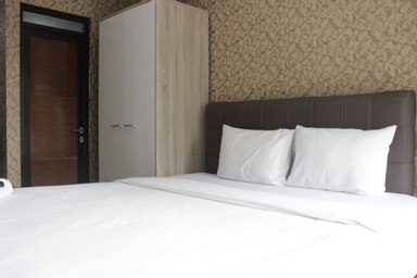 Bedroom 1, Cozy and Chic Studio Room at Gateway Pasteur Apartment By Travelio, Bandung
