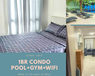New and Cozy 1BR in Town +Pool+Near Boni MRT, pasig city