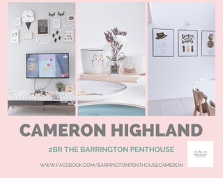 D’INS 2BR PENTHOUSE@CAMERON HIGHLAND NIGHT MARKET, cameron highlands