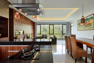 Dining Room 4, Pinus Villa 5 bedroom with a private pool, Bandung
