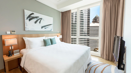 Aparthotel Suite Deluks dengan 2 Kamar Tidur - Pemandangan Kota