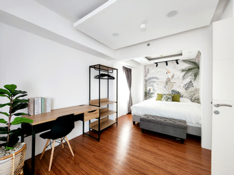 Bedroom 2, Stylish 1BR with Wifi & Netflix at Bassura City Apartment, Jakarta Timur