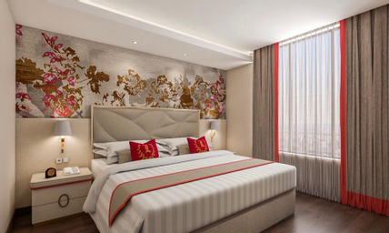 Bedroom, Leedon Hotel & Suites Surabaya, Surabaya
