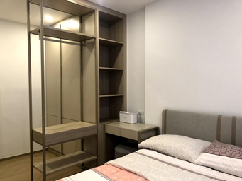 Bedroom 3, Month/Yr Rent Condo near BTS: wifi, pool, fitness, Wattana