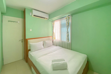 Bedroom 1, Elegant and Restful 1BR at Bassura City Apartment By Travelio, Jakarta Timur
