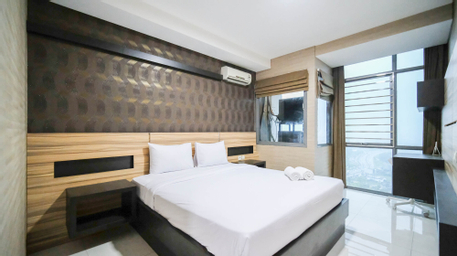 Bedroom 1, Homey and Cozy Living 2BR Apartment at Aryaduta Residence Surabaya By Travelio, Surabaya