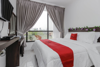 Bedroom 1, Reddoorz Plus @ Mampang Prapatan, Jakarta Selatan