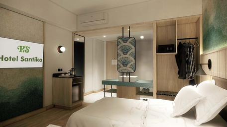 Bedroom 3, Hotel Santika Pasir Kaliki Bandung, Bandung