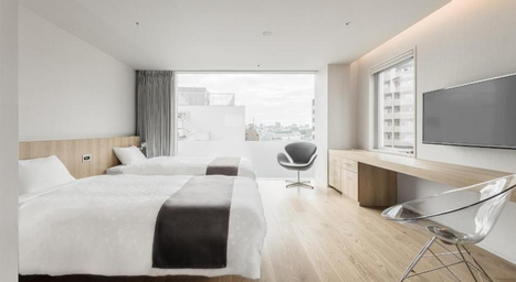 Bedroom 2, Hotel  Comfact, Taitō