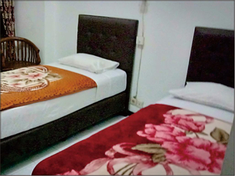 Bedroom 3, Cahaya Kasih Malioboro Hotel, Yogyakarta