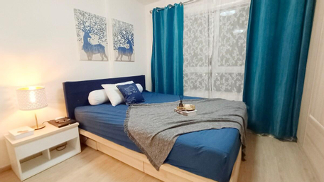 Bedroom 2, Elio Del Ray Near BTS Punnawithi, Phra Khanong