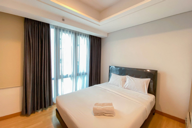 Bedroom 1, Stunning and Homey Studio Capitol Suites Apartment By Travelio, Jakarta Pusat
