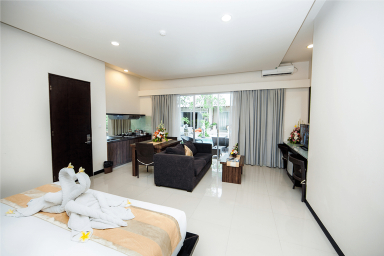 Bedroom 4, The Sunset Mansion Seminyak, Badung