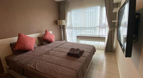 Bedroom 1, Cosy 2 bedroom condo on Sukhumvit, BTS Phra Khanong, Khlong Toey