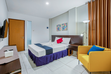 Bedroom 1, Sans Hotel Prime Cailendra Yogyakarta by RedDoorz, Yogyakarta