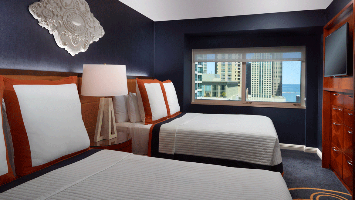 Bedroom 3, Omni Chicago Hotel, Cook