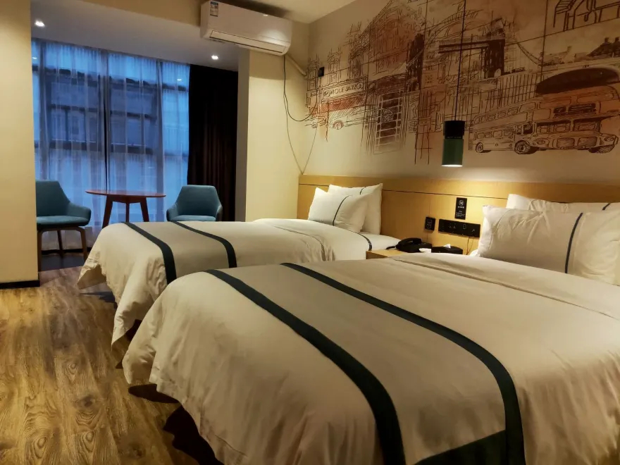 Bedroom 2, City Comfort Inn Changsha Sifangping Night Market, Changsha