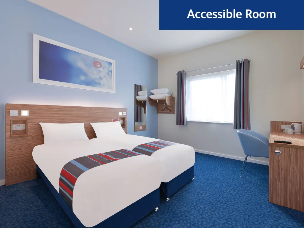 Bedroom 3, Travelodge Bromborough, Wirral