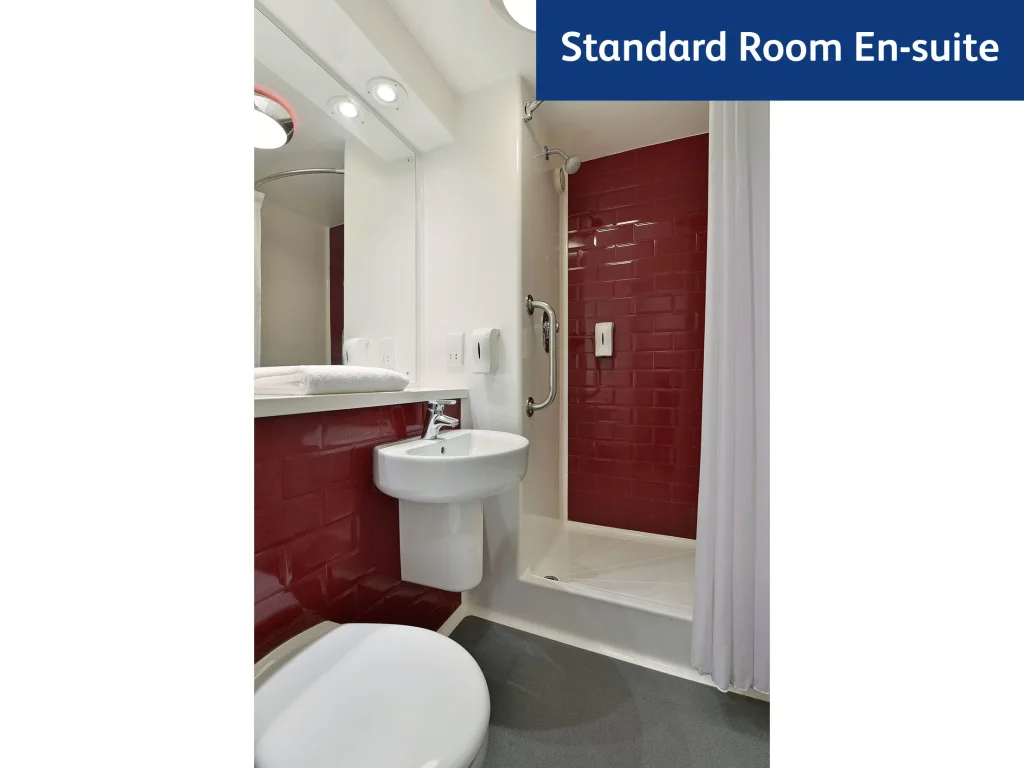 Bathroom 4, Travelodge Bromborough, Wirral