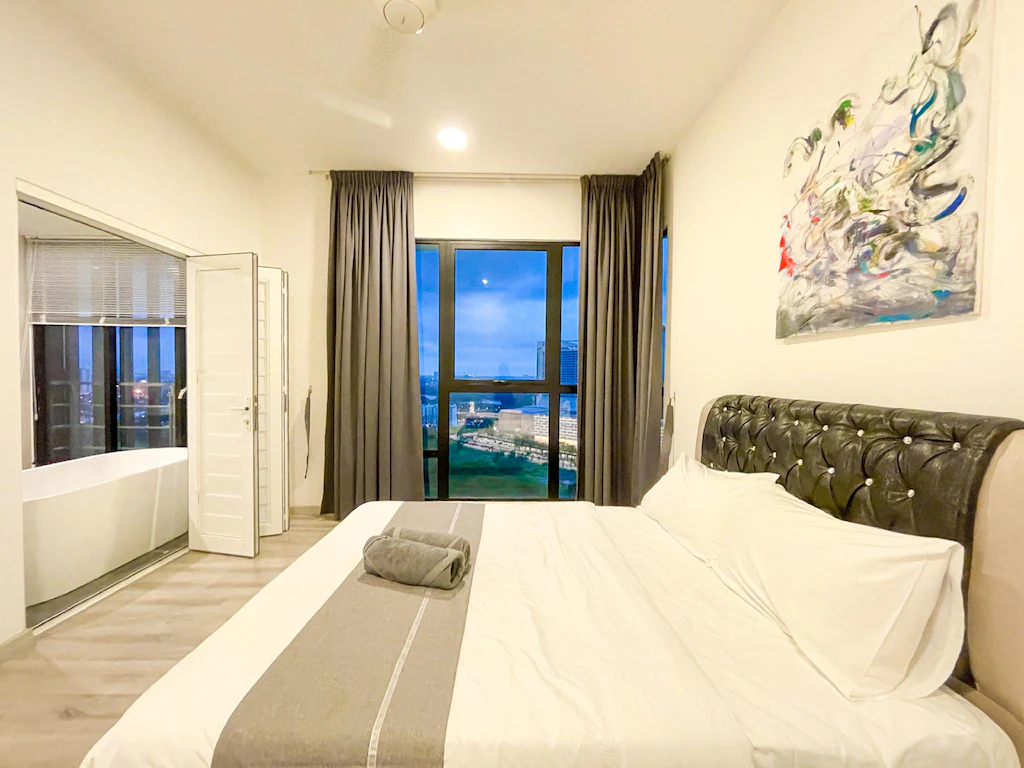 Bedroom 4, Nest Home Grand Blue Suite【Bathtub | Southkey】, Johor Bahru