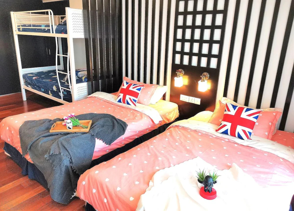 Bedroom, Lovely Suites *2-5pax* in Sunway Pyramid w WiFi, Petaling Jaya
