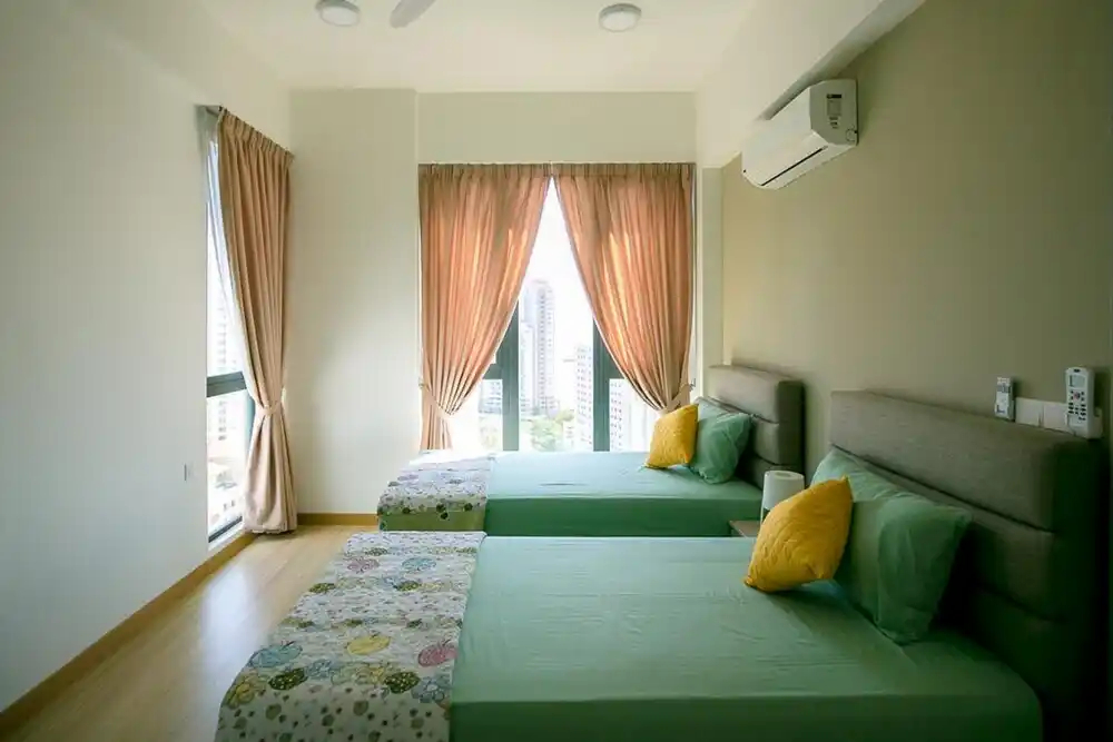 Bedroom, Jazz Service Suite Tanjung Tokong, Penang Island