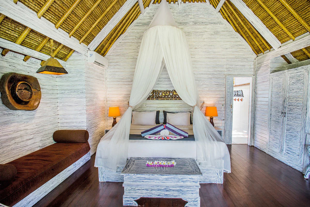 Bedroom 2, Lembongan Bay Shore Huts, Klungkung