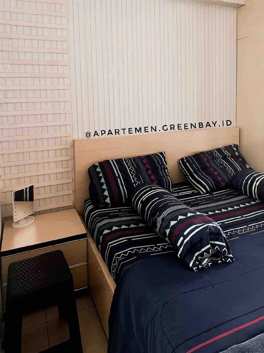 Bedroom 3, Nordic Studio Free Netflix @Greenbay Pluit Tower E, Jakarta Utara