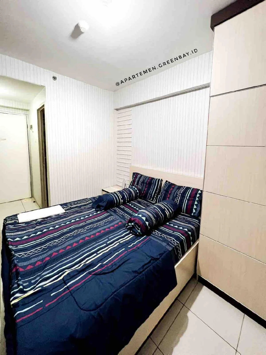 Bedroom 3, Nordic Studio Free Netflix @Greenbay Pluit Tower E, Jakarta Utara