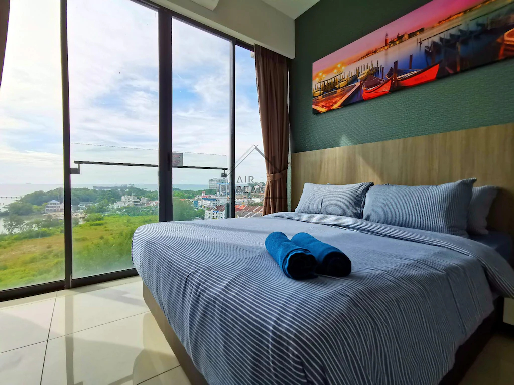 Bedroom 2, PD D'Wharf Seaview & Sunset Suite 3 (Up to 6 Pax), Port Dickson