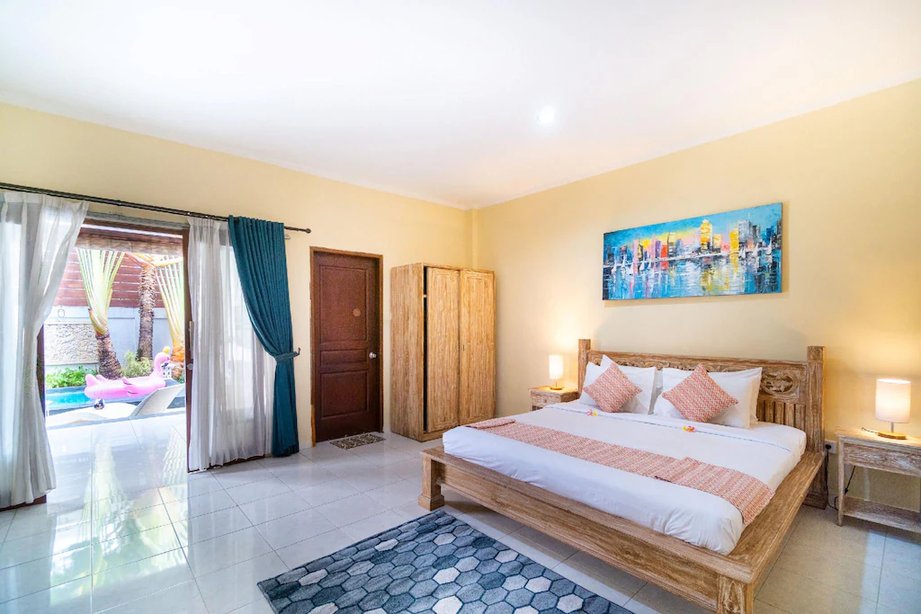 Bedroom 5, Homey 3BR Pool Villa in Legian , Badung