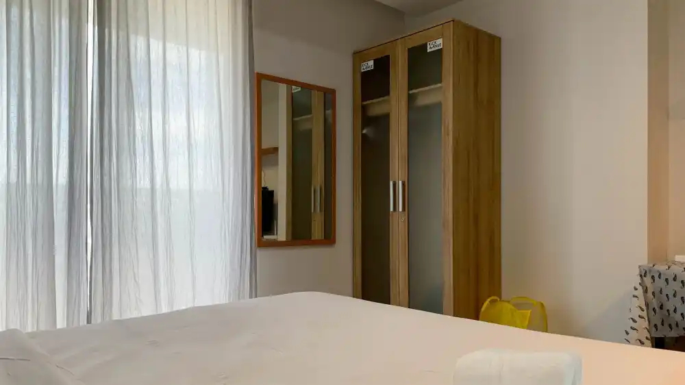Bedroom 1, Minimalist And Comfort Studio At West Vista Apartment, West Jakarta