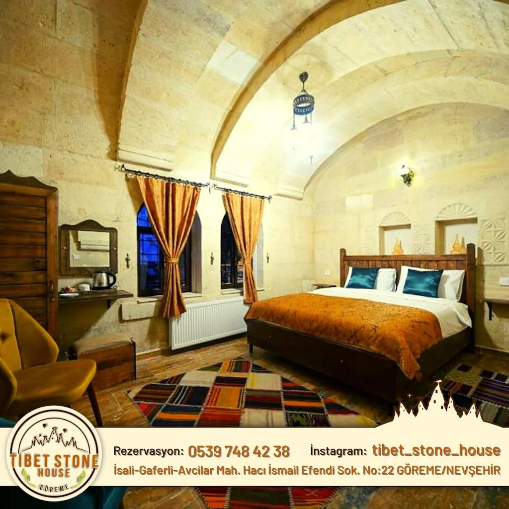 Bedroom, Tibet Stone House Capadocia, Nevşehir