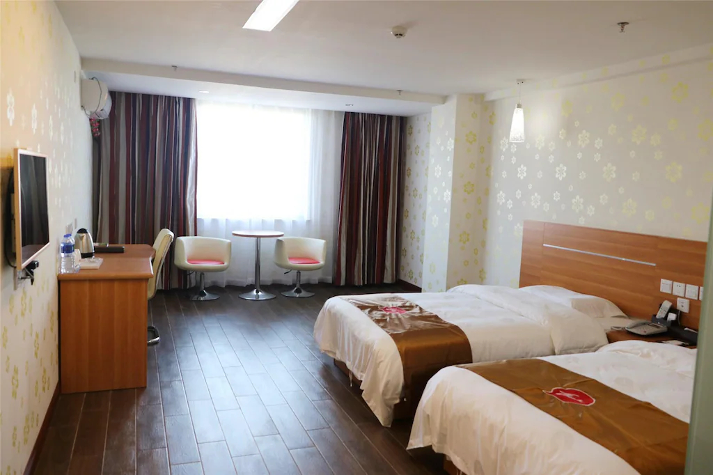 Bedroom 5, Thank Inn Plus Hotel Meizhou Mei County Lijiang Bay, Meizhou