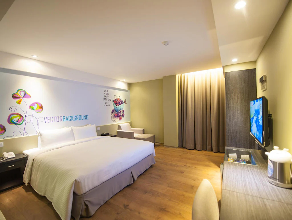Bedroom 4, Wish Inn Hotel, Kaohsiung