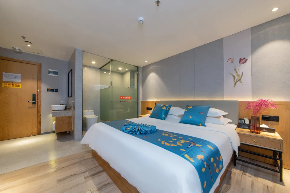 Bedroom 5, Shenzhen Haoyoulai Hotel (Dongmen Pedestrian Street Hubei Subway Station), Shenzhen
