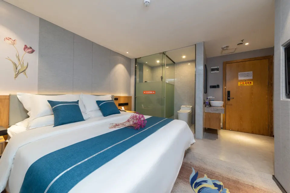 Bedroom 4, Shenzhen Haoyoulai Hotel (Dongmen Pedestrian Street Hubei Subway Station), Shenzhen