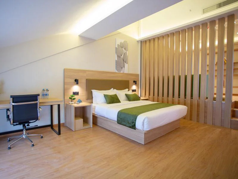 Bedroom 2, Green Tree Inn Express Shanghai Zhuanqiao Wanda Plaza, Shanghai