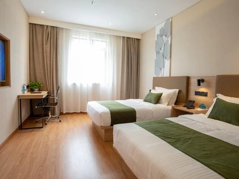 Bedroom 5, Green Tree Inn Express Shanghai Zhuanqiao Wanda Plaza, Shanghai