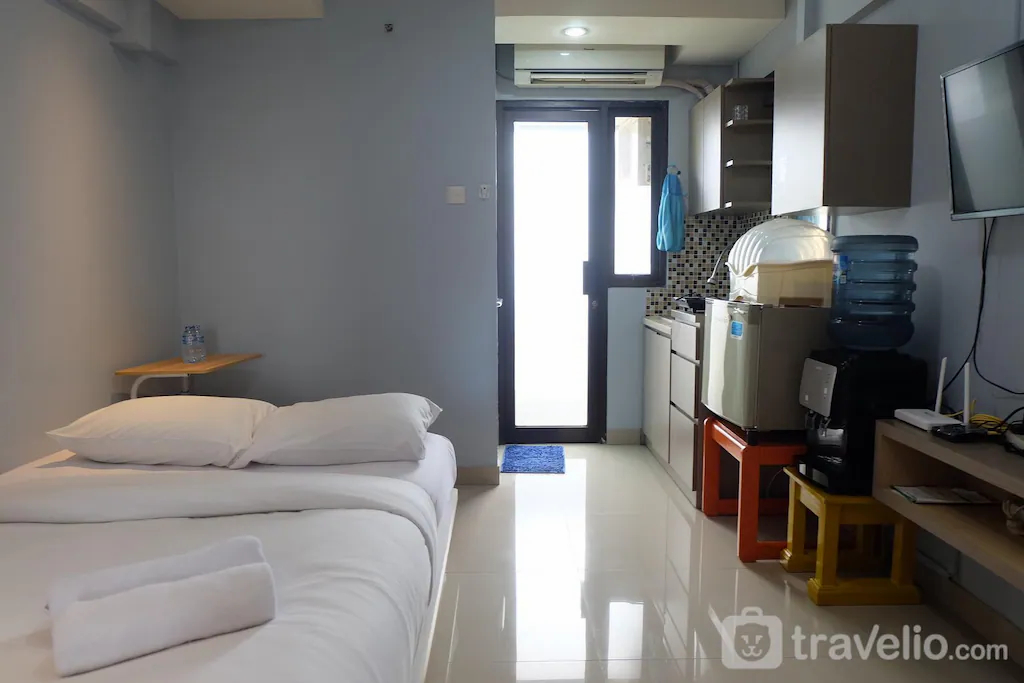 Bedroom 3, Nice Strategic Studio Kebagusan City By Travelio, South Jakarta