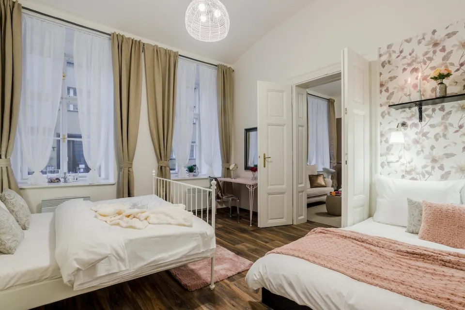 Bedroom 3, Prague Kampa APTs by Michal&Friends, Praha 1