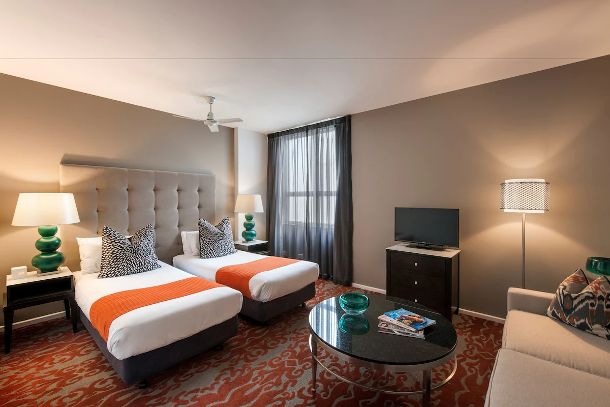 Bedroom 2, Miller Apartments, Adelaide