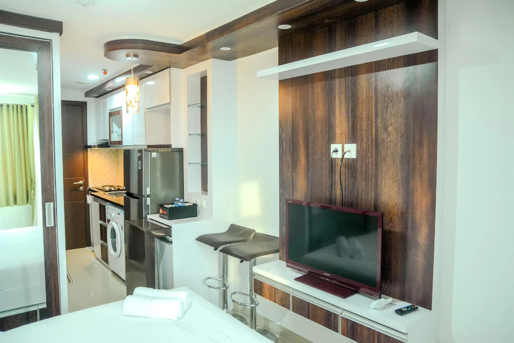 Bedroom 5, Fully Furnished Studio Apt@ The Enviro By Travelio, Cikarang