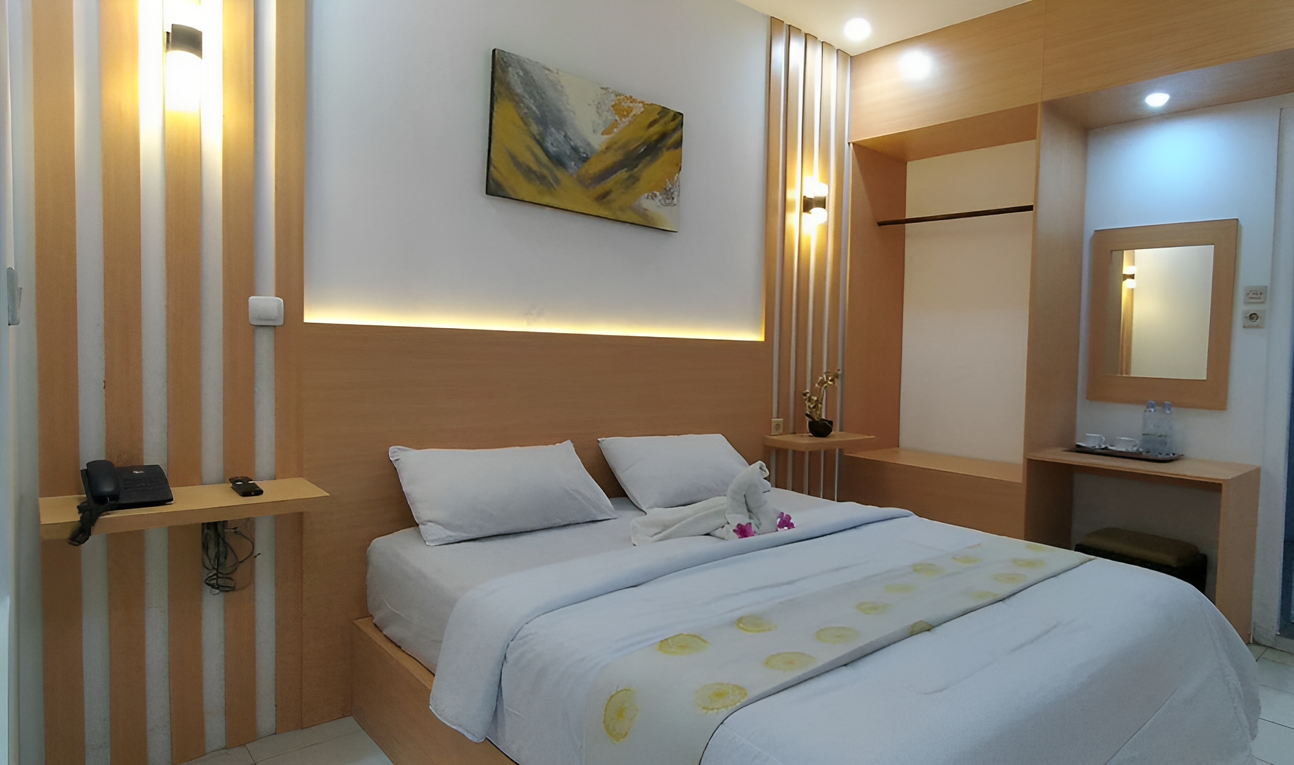 Bedroom, Econique Sarangan Resort, Magetan